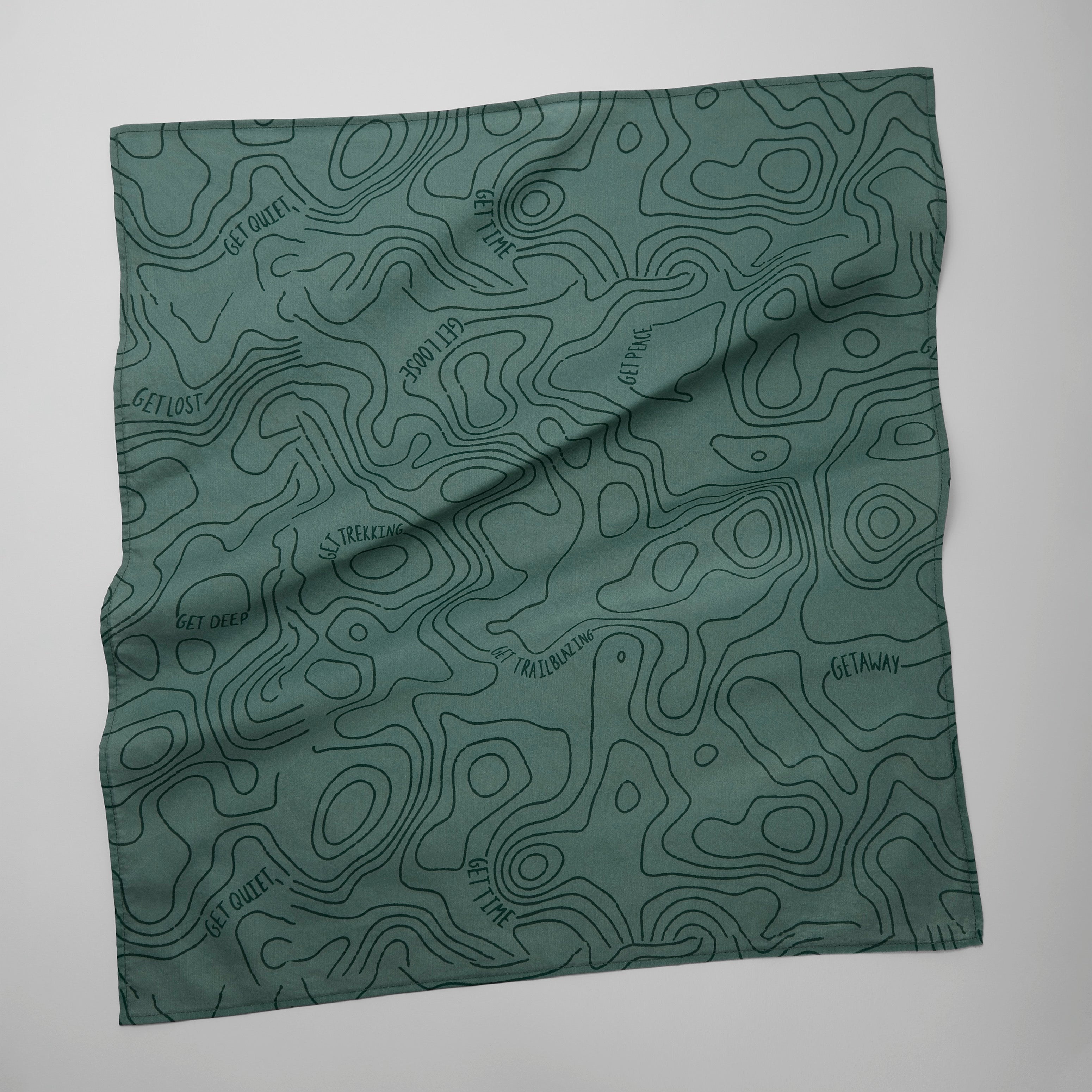 Topographic Bandana