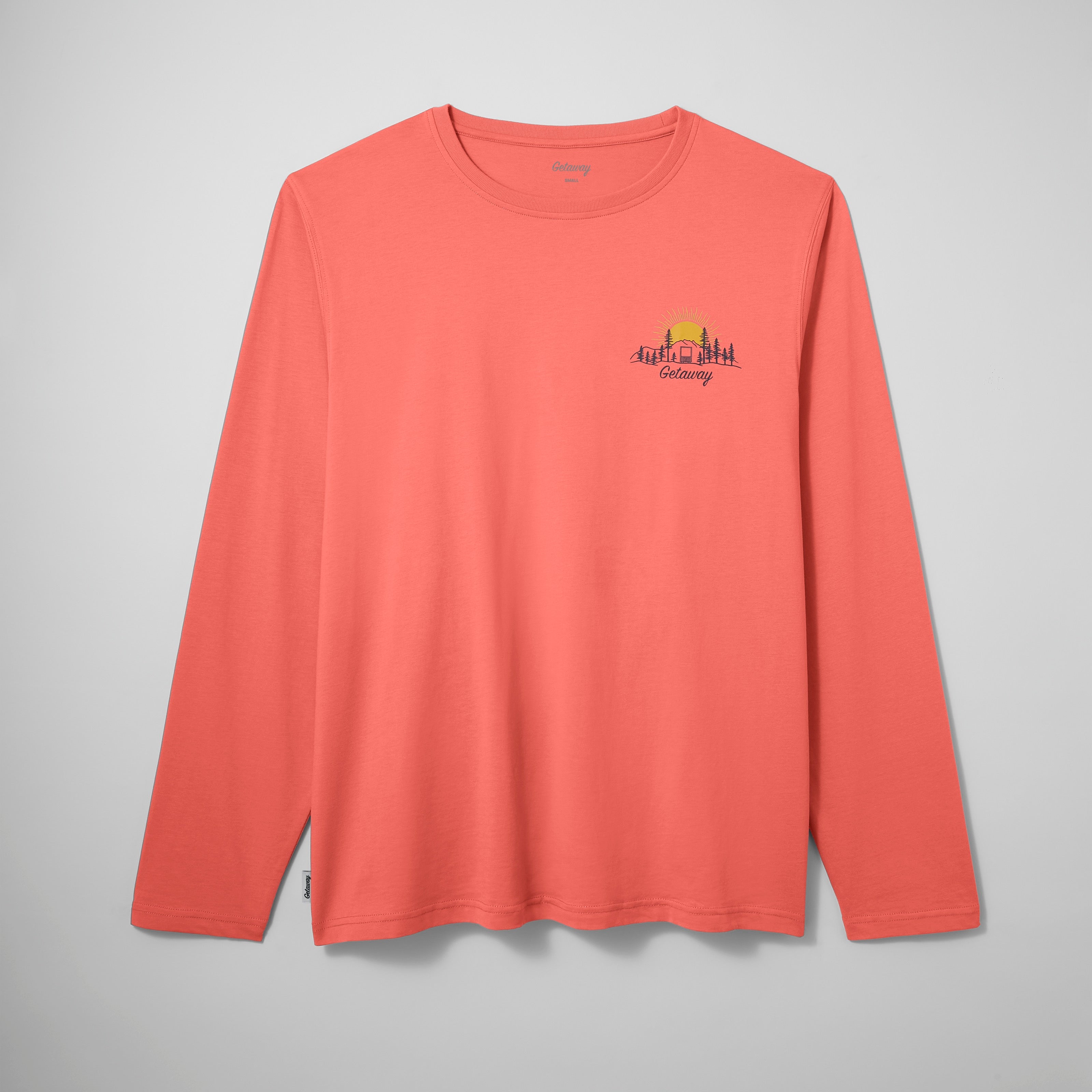 I’d Rather Be Outside Long Sleeve Tee (Sunset Pink)